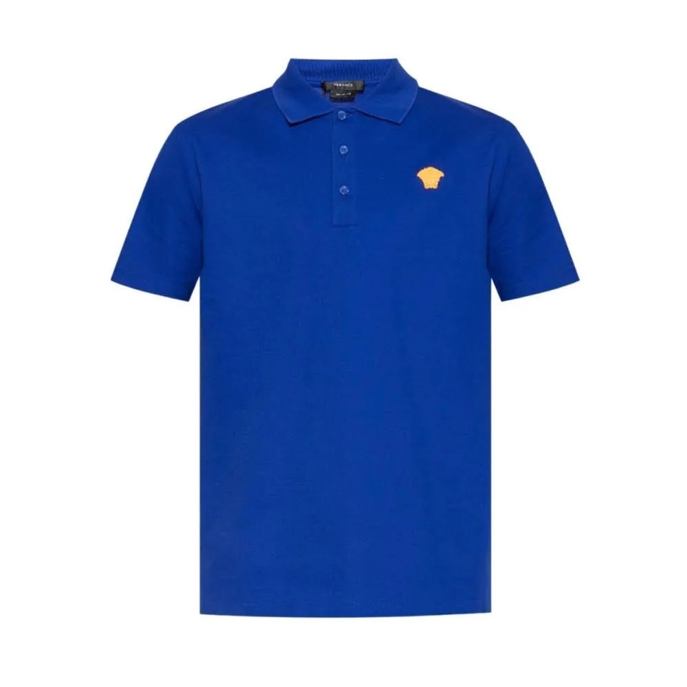 VERSACE Embroidered Logo Polo